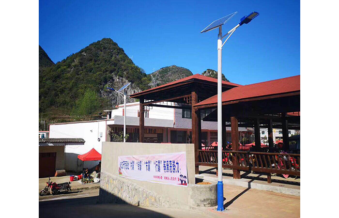 新農(nóng)村太陽能路燈案例